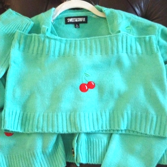 Cardigan Set for costume 1950's - Picture 3 of 6